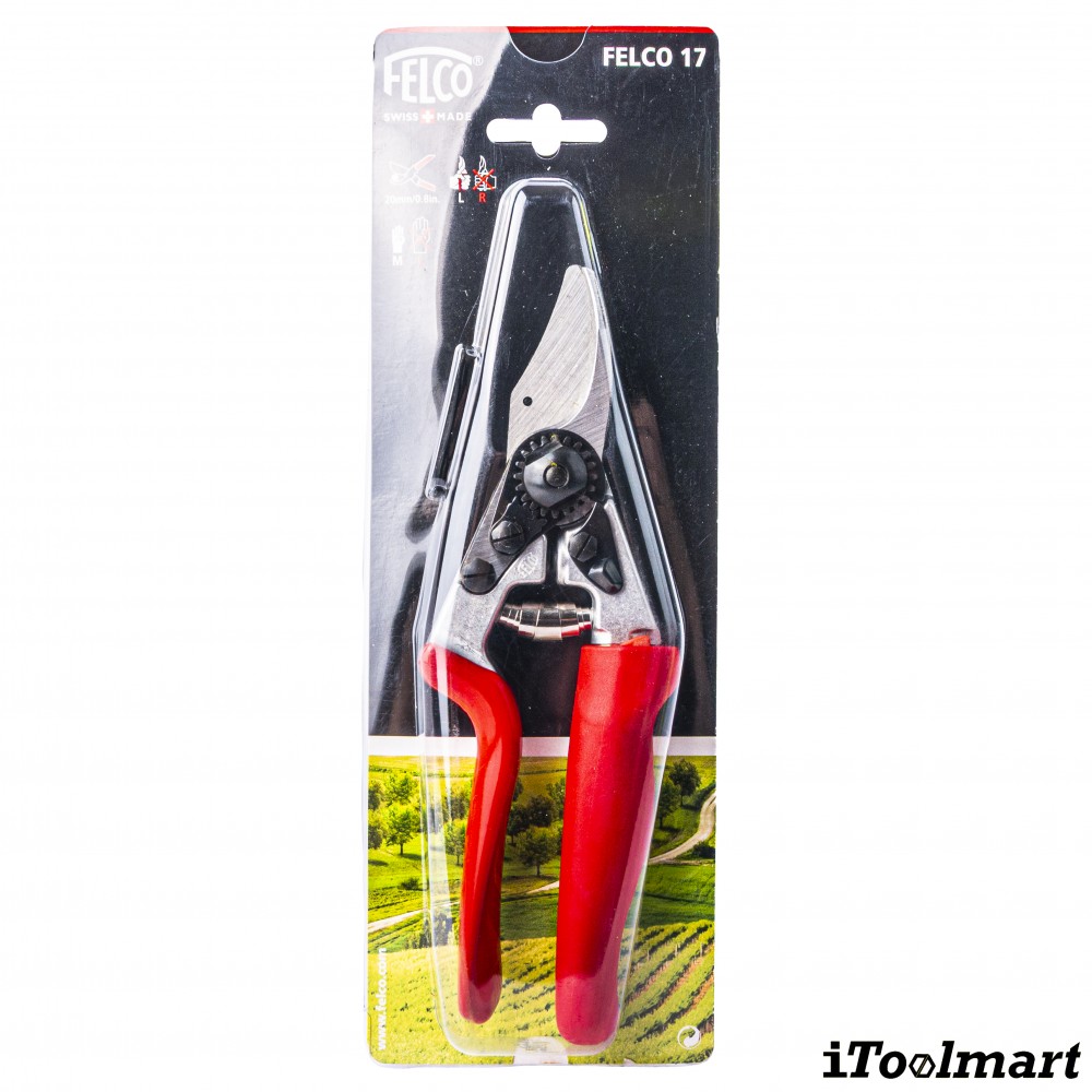 กรรไกรตัดแต่งกิ่งไม้ FELCO 17  made in swiss  สำหรับมือขนาดกลาง ถนัดซ้าย
