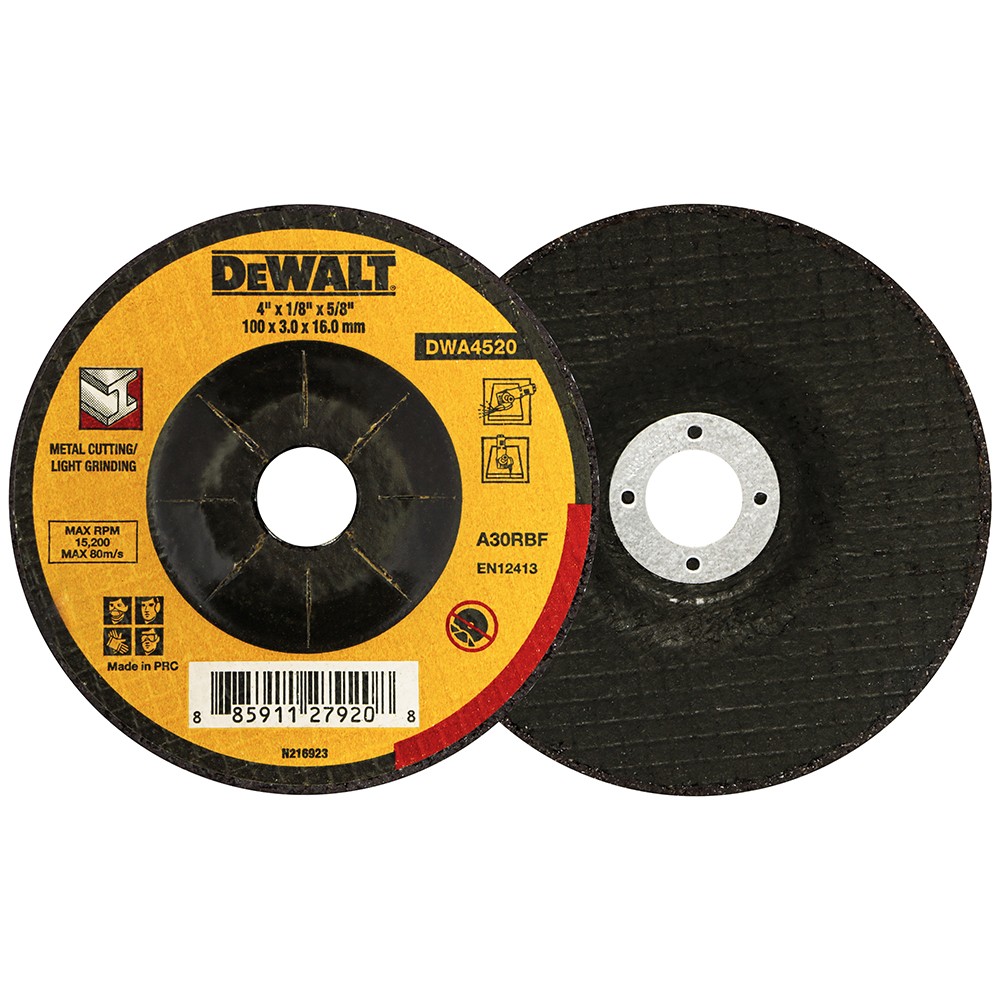 ใบตัดเหล็ก 7 นิ้ว DEWALT DWA4524 B1 ขนาด 180 x 3 x 22 มม  