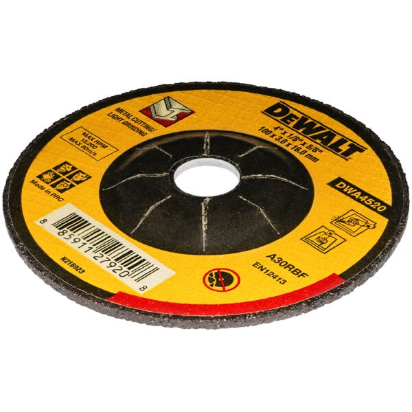 ใบตัดเหล็ก 7 นิ้ว DEWALT DWA4524 B1 ขนาด 180 x 3 x 22 มม  
