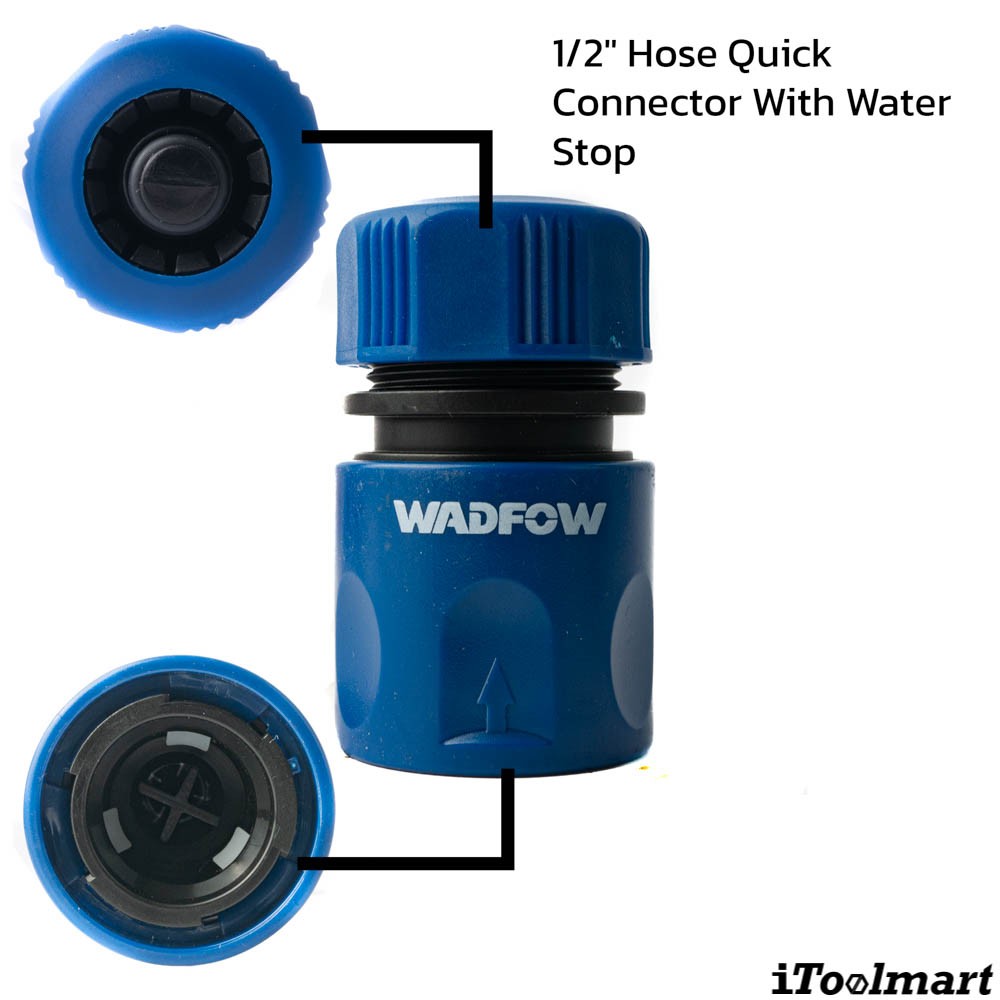 ชุดข้อต่อสายยาง 3 ชิ้น WADFOW WQC2E33