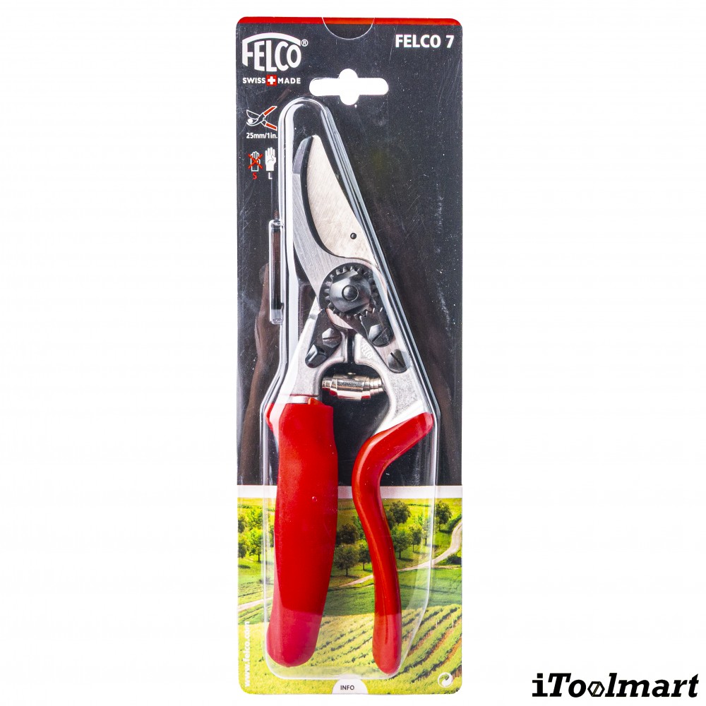 กรรไกรตัดแต่งกิ่งไม้ FELCO 7  made in swiss  สำหรับมือขนาดใหญ่