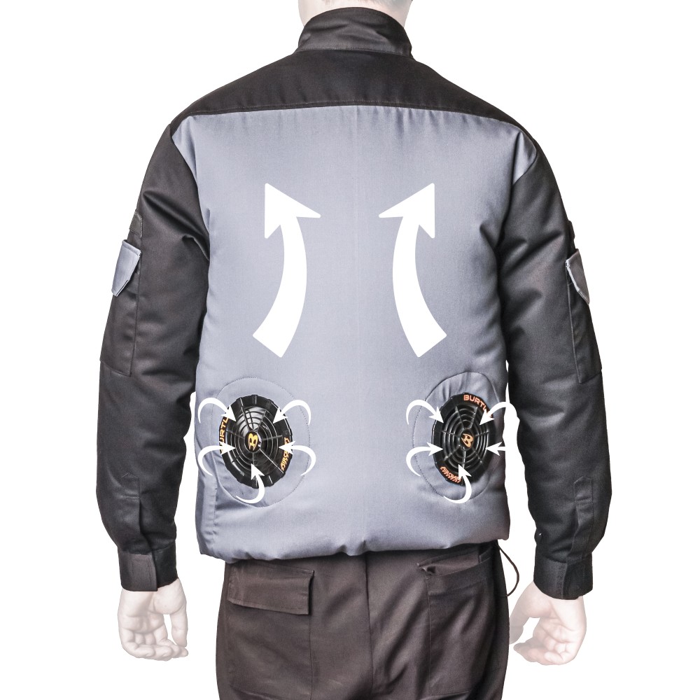 เสื้อพัดลม สำหรับงานเชื่อม TECHMAN CODF ป้องกันสะเก็ดไฟ