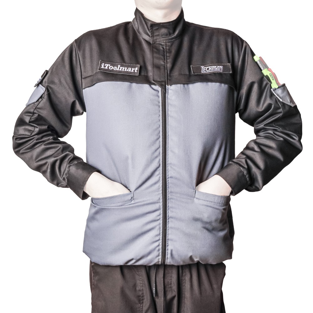 เสื้อพัดลม สำหรับงานเชื่อม TECHMAN CODF ป้องกันสะเก็ดไฟ