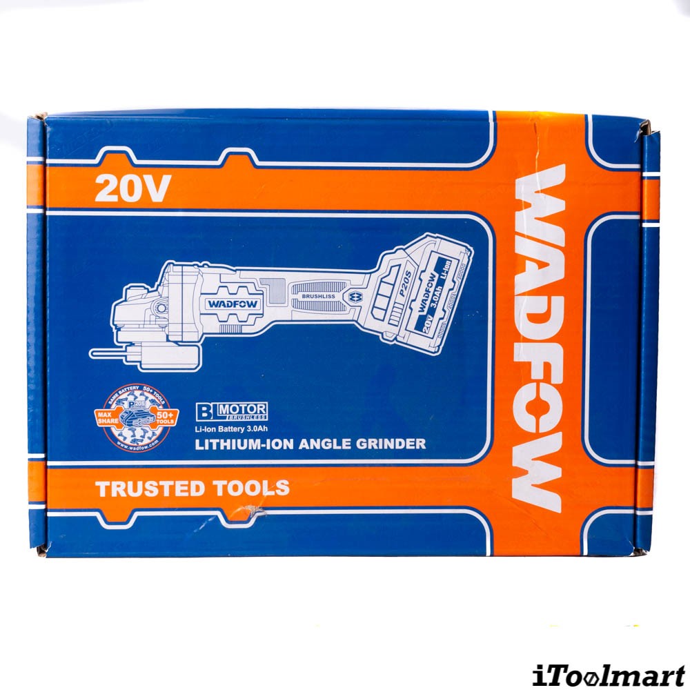 เครื่องเจียรไร้สาย WADFOW WLAPM11 ขนาด 4 นิ้ว