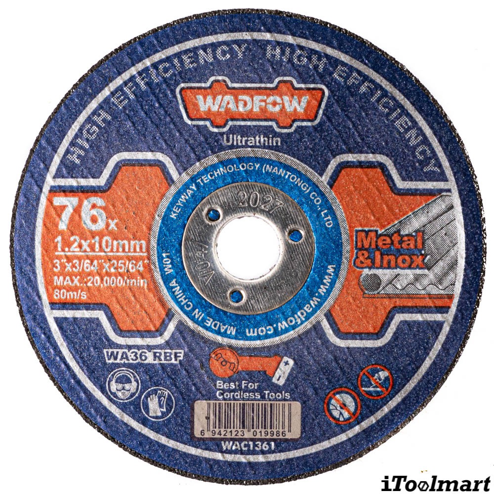 เครื่องตัดไร้สาย WADFOW WLAP571 20V ขนาด 3 นิ้ว 