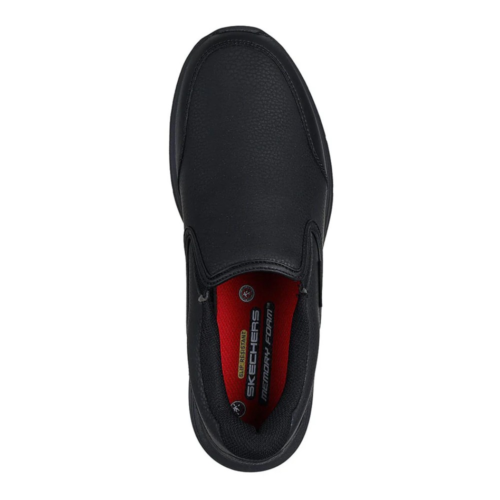 รองเท้าเซฟตี้ Skechers 200343 Work Corart สีดำ พื้นกันลื่น Memory Foam ป้องกันอันตรายจากไฟฟ้า