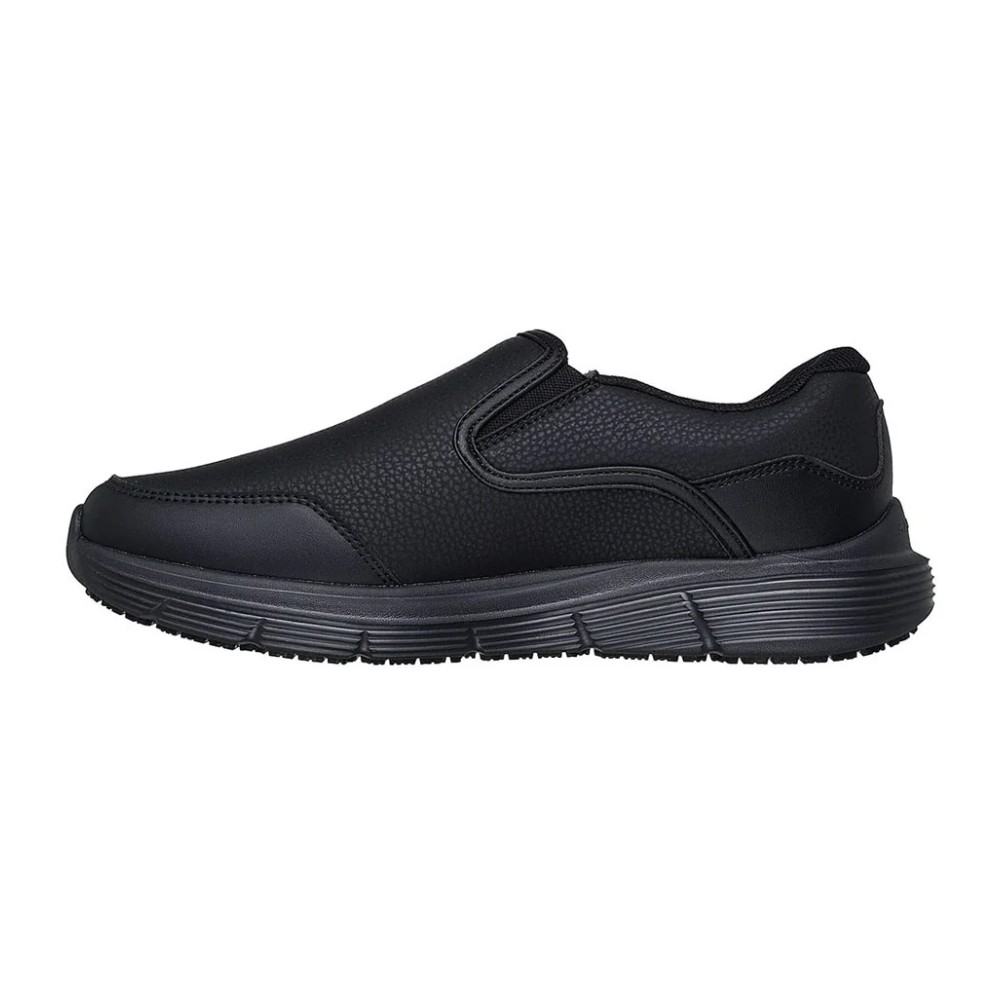 รองเท้าเซฟตี้ Skechers 200343 Work Corart สีดำ พื้นกันลื่น Memory Foam ป้องกันอันตรายจากไฟฟ้า