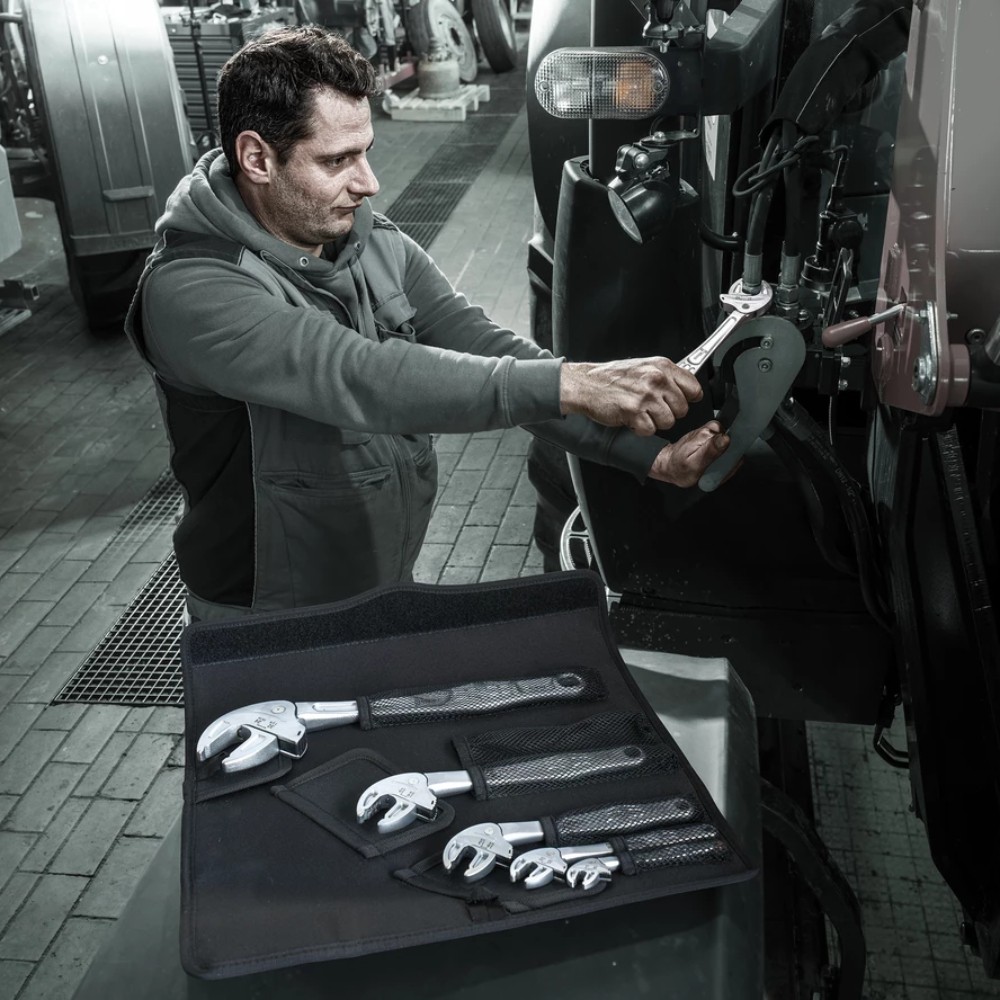 ชุดประแจปากเลื่อน&nbsp;Wera&nbsp;6004 Joker 6 Set 1 Self-setting spanner set 05020111001 (6 ชิ้น)