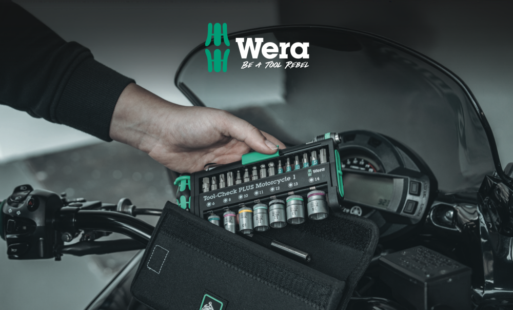 ชุดไขควงและประแจ Wera&nbsp;Tool-Check PLUS Motorcycle 1 05049035001 (39 ชิ้น)