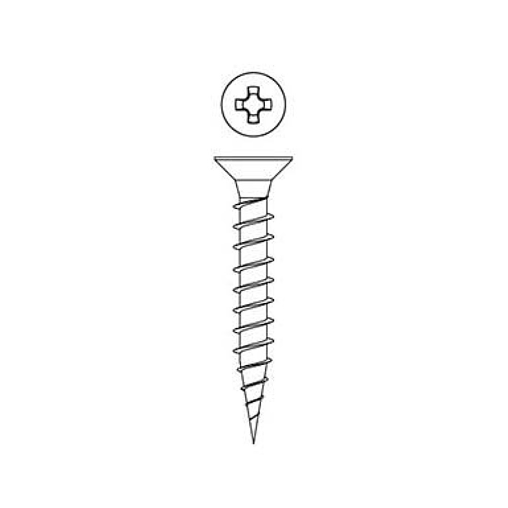 สกรูเฟอร์นิเจอร์ หัว F PANSIAM FSF-7114NI Hybrid Furniture Screws ขนาด #7x1-1/4 นิ้ว สีนิเกิ้ล (กล่อง 1000 ตัว)