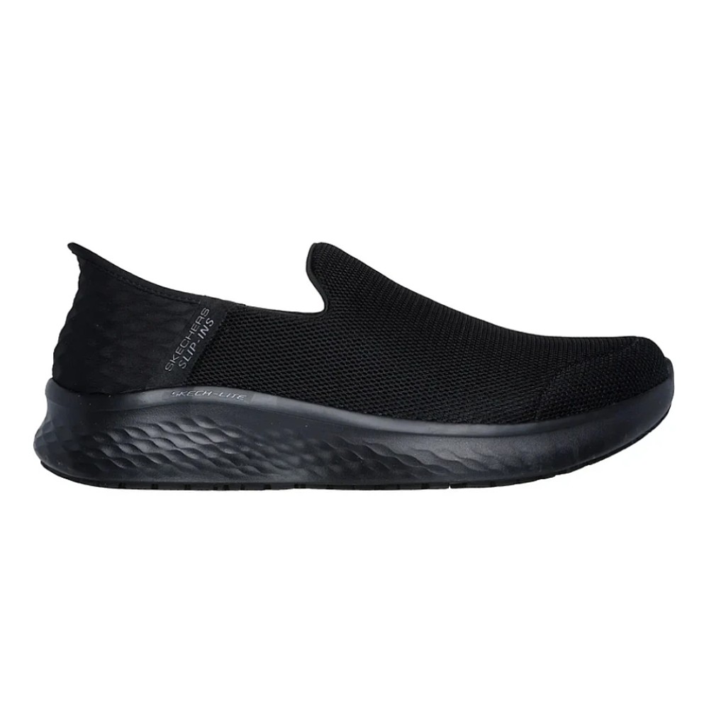 รองเท้าเซฟตี้ Skechers 200281 Work Max Cushioning Elite SR   Banham  Work Mens  No 7 สีดำ พื้นกันลื่น Memory Foam ป้องกันอันตรายจากไฟฟ้า