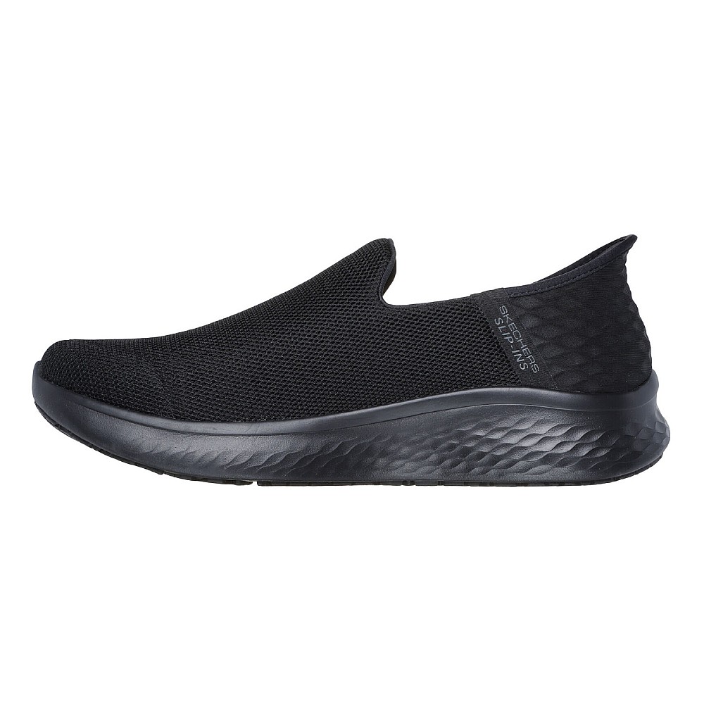 รองเท้าเซฟตี้ Skechers 200281 Work Max Cushioning Elite SR   Banham  Work Mens  No 7 สีดำ พื้นกันลื่น Memory Foam ป้องกันอันตรายจากไฟฟ้า