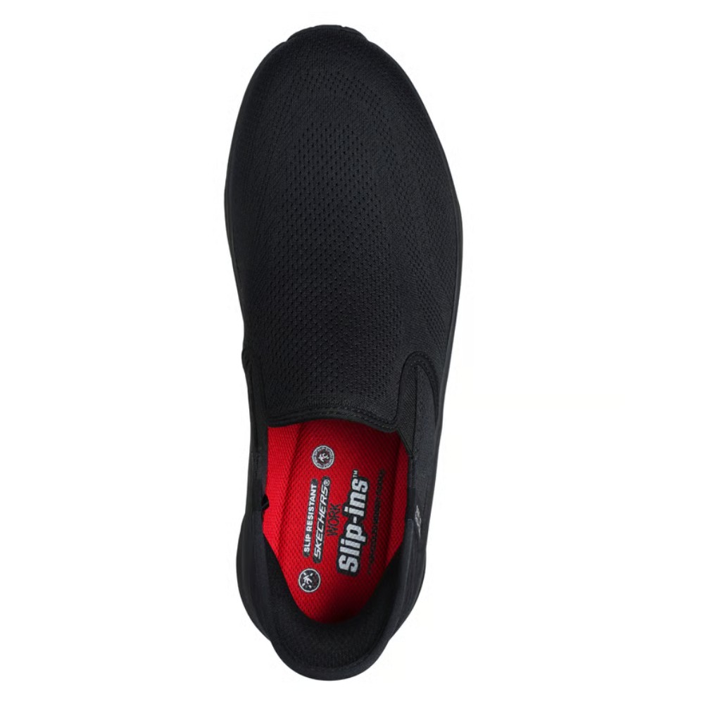 รองเท้าเซฟตี้ Skechers 200217 Relaxed Fit D Lux Walker SR Joden  Work Mens  No 7 5 สีดำ