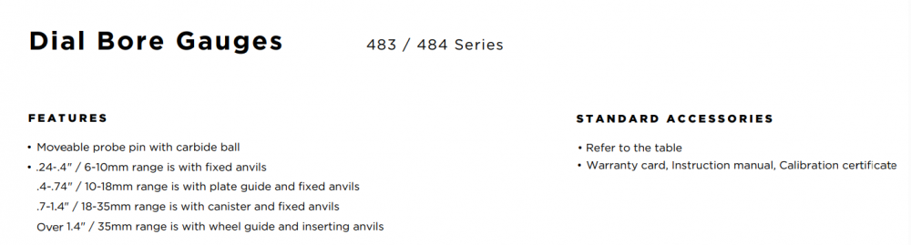 เกจวัดกระบอกสูบ ASIMETO 484 32 0 ช่วงระยะวัด 160 250 มม  ความละเอียด 0 01 มม 