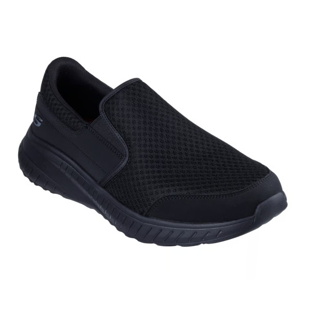 รองเท้าเซฟตี้ Skechers 77157 Nampa Slip Resistant Groton (Work Mens) สีดำ พื้นกันลื่น Memory Foam ป้องกันอันตรายจากไฟฟ้า