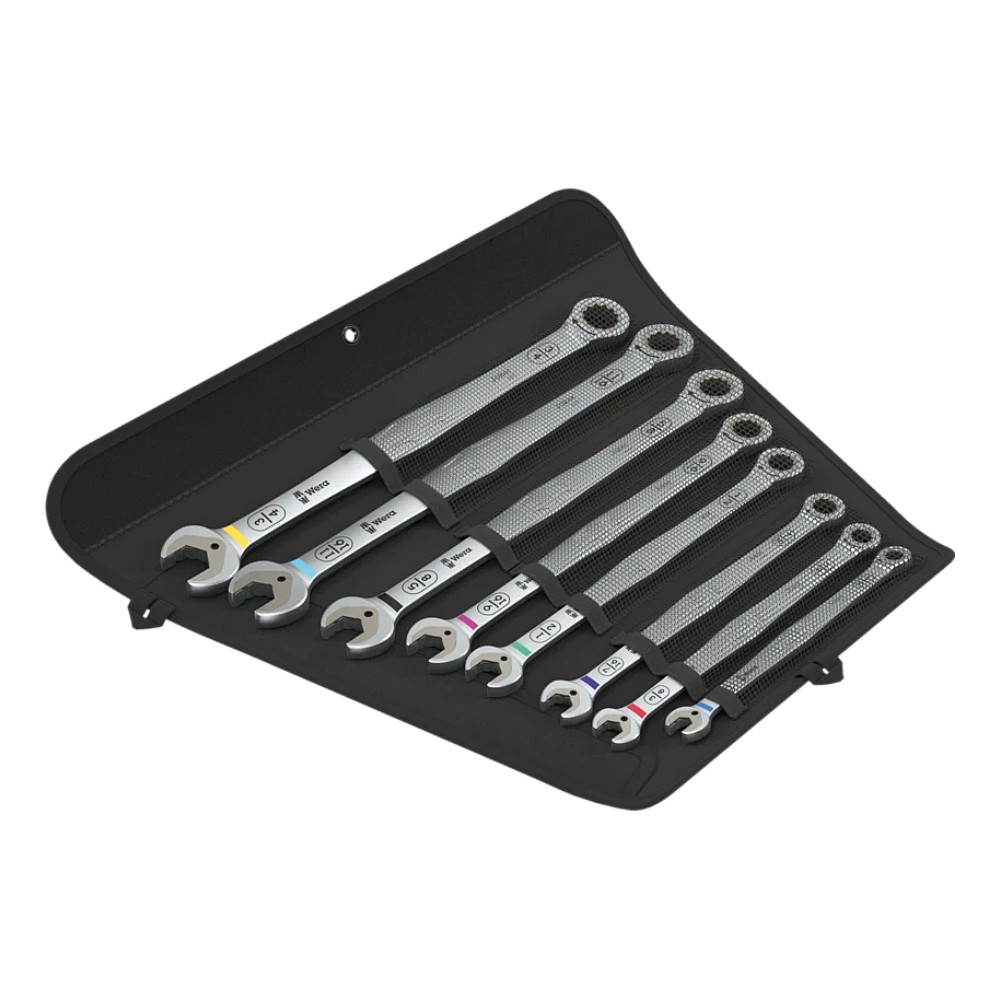 ชุดประแจแหวนข้างฟรี Wera 6007 Joker Imperial 8 Set 1 Ratcheting combination spanner set 05020385001 (8 ชิ้น)