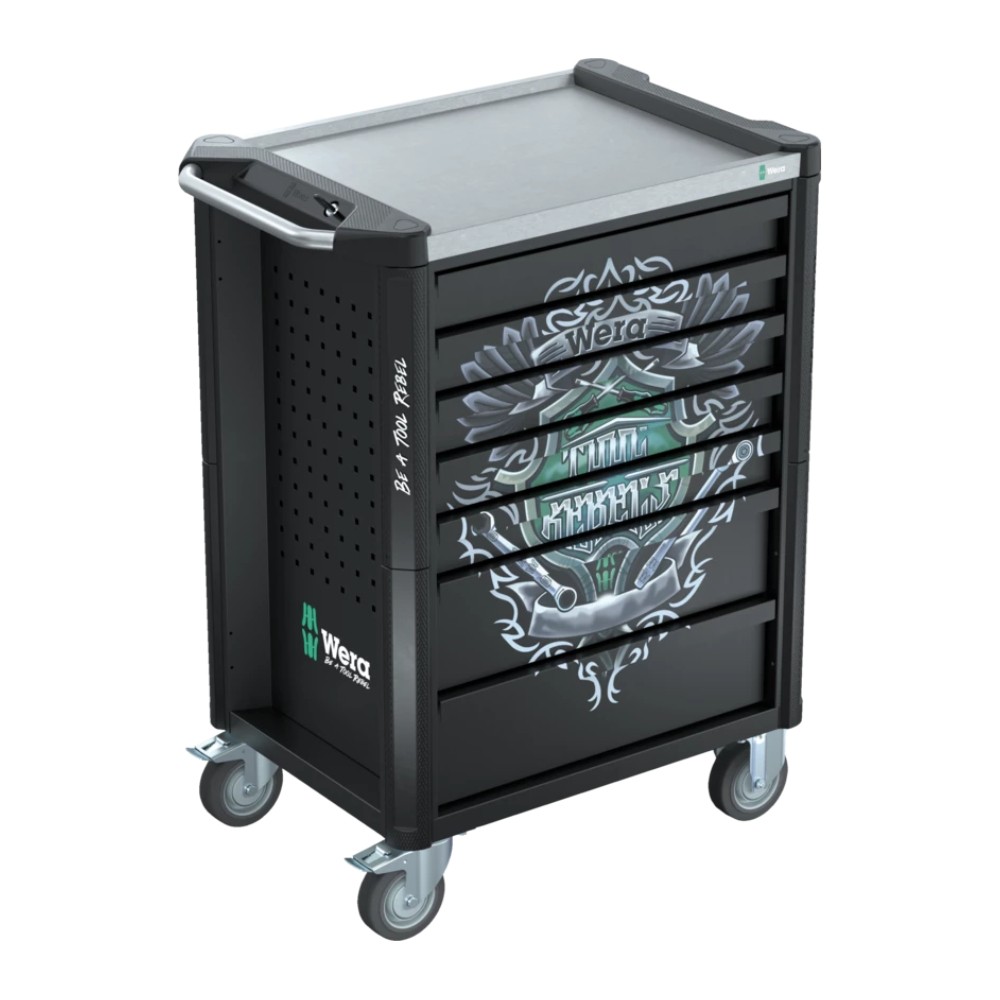 ตู้เครื่องมือ Wera 9706 Tool Rebel roller cabinet Stainless 2 05150136001 พร้อมเครื่องมือ 191 ชิ้น