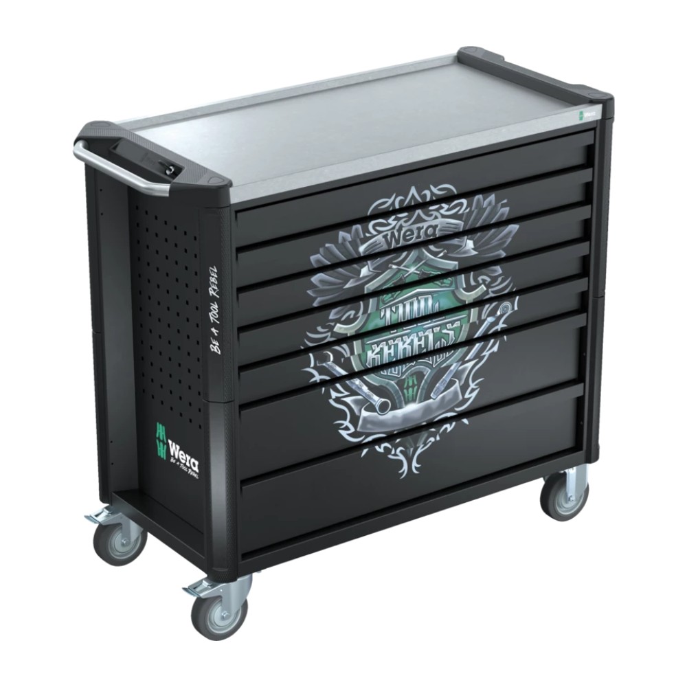 ตู้เครื่องมือ Wera 9702 Tool Rebel roller cabinet Stainless XXL 2 05150132001 พร้อมเครื่องมือ 202 ชิ้น