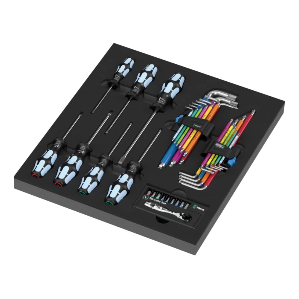 ชุดไขควง Wera 9760 Foam insert Stainless set 1 05150160001  36 ชิ้น 
