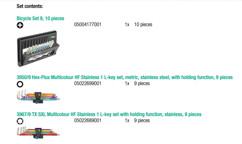ชุดไขควง Wera 9760 Foam insert Stainless set 1 05150160001  36 ชิ้น 