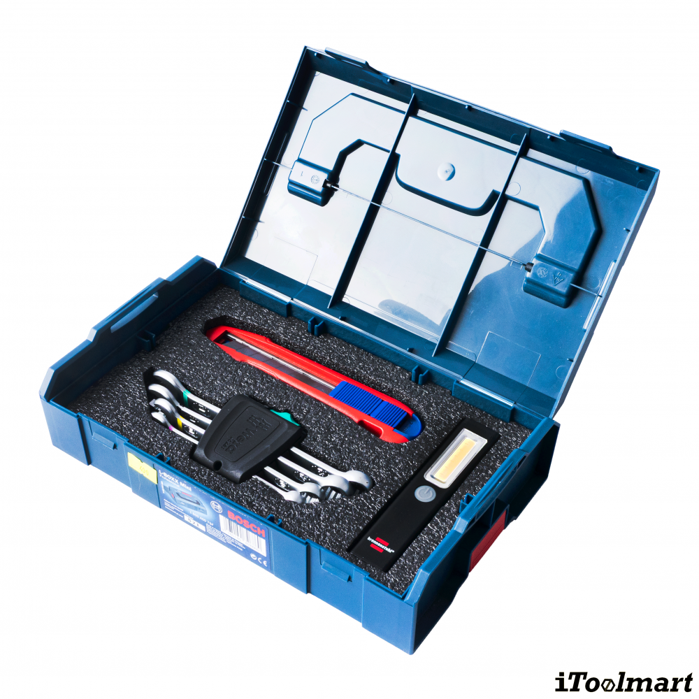 ชุดเครื่องมือช่าง&nbsp;ITOOLMART COMBO&nbsp;Compact Precision Gear Set  KNIPEX x BRENNENSTUHL x WERA พร้อมกล่อง BOSCH L BOXX Mini   4 ชิ้น 