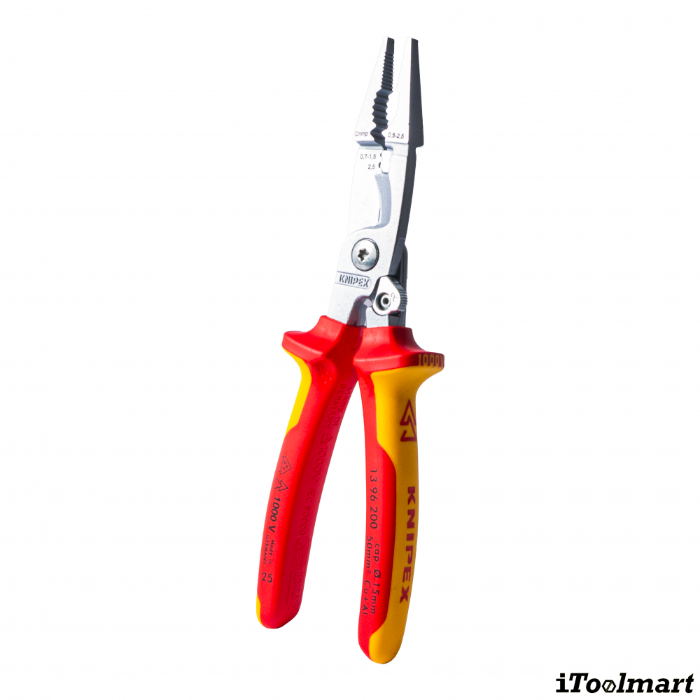 ชุดเครื่องมือช่างไฟฟ้า&nbsp;ITOOLMART COMBO&nbsp;VDE Electrical Set  KNIPEX x WERA พร้อมกล่อง BOSCH L BOXX Mini   7 ชิ้น 