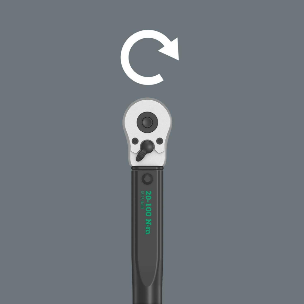 ประแจปอนด์ Wera Click Torque C 2 torque wrench Drive  20 100 Nm 05075621001