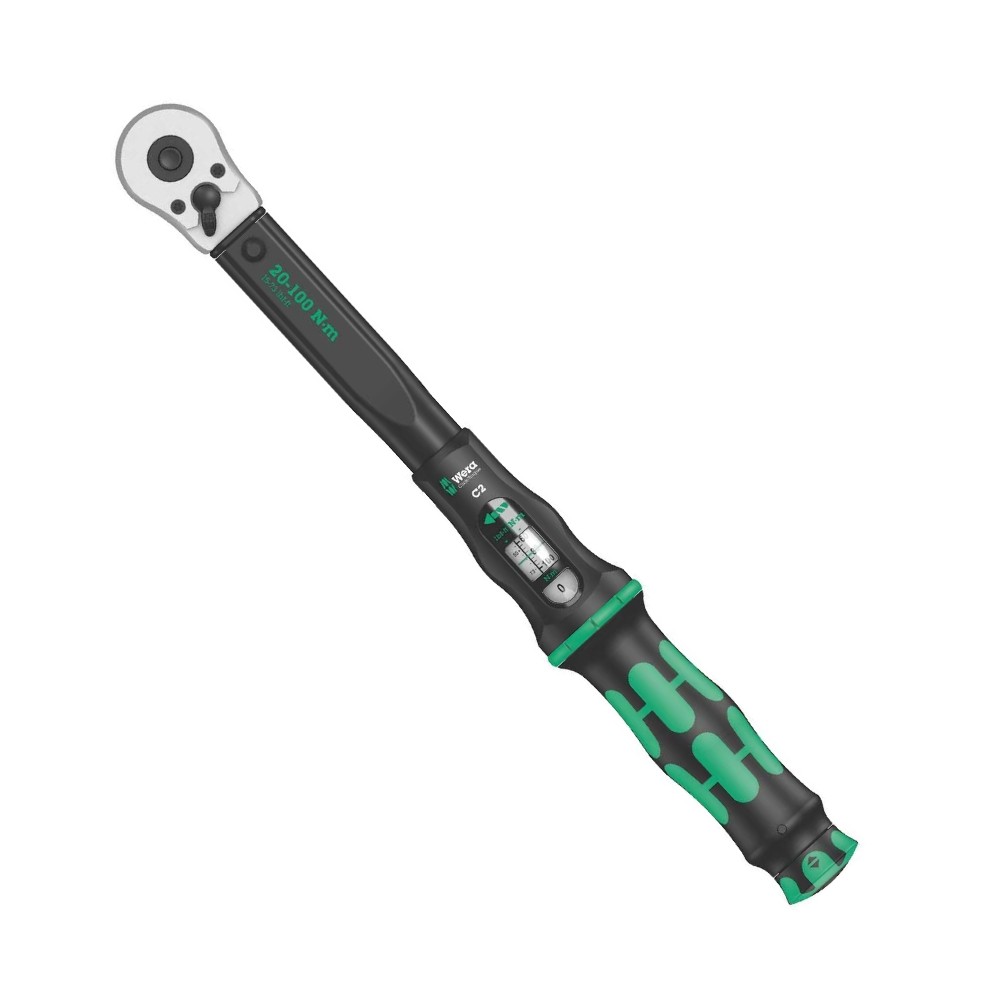 ประแจปอนด์ Wera Click Torque C 2 torque wrench Drive  20 100 Nm 05075621001