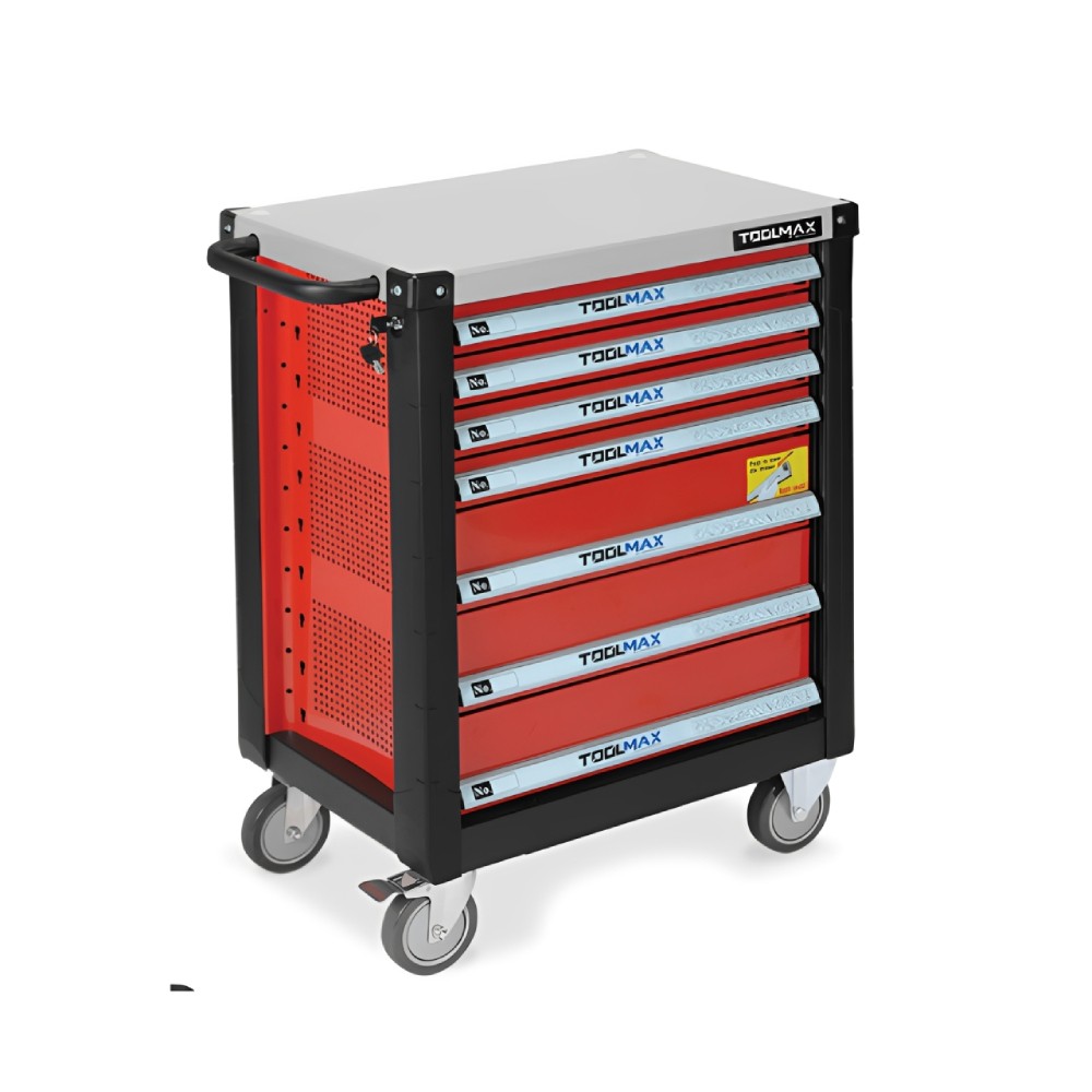 ตู้เก็บเครื่องมือช่างเคลื่อนที่ 7 ลิ้นชัก TOOLMAX WS430BR มีล้อ