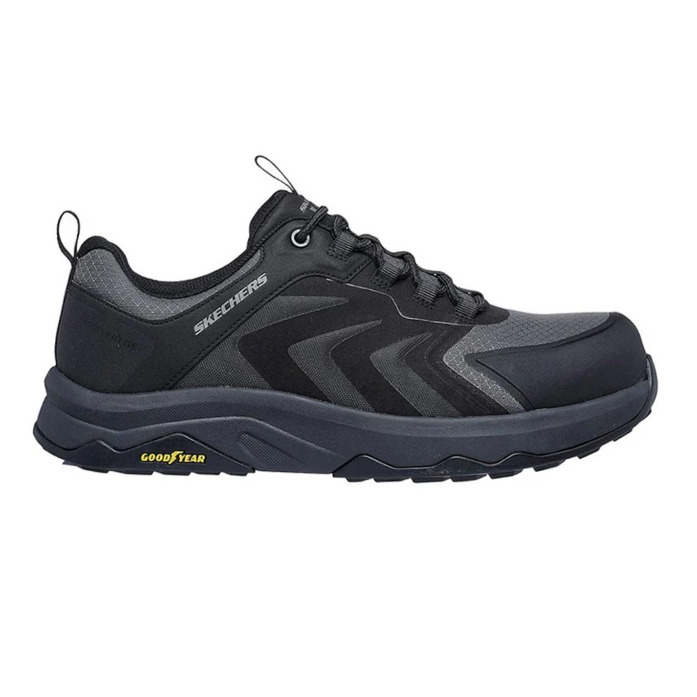 รองเท้าเซฟตี้ Skechers&nbsp;200255 Work Speed Flex Trekker  Work Mens สีดำ