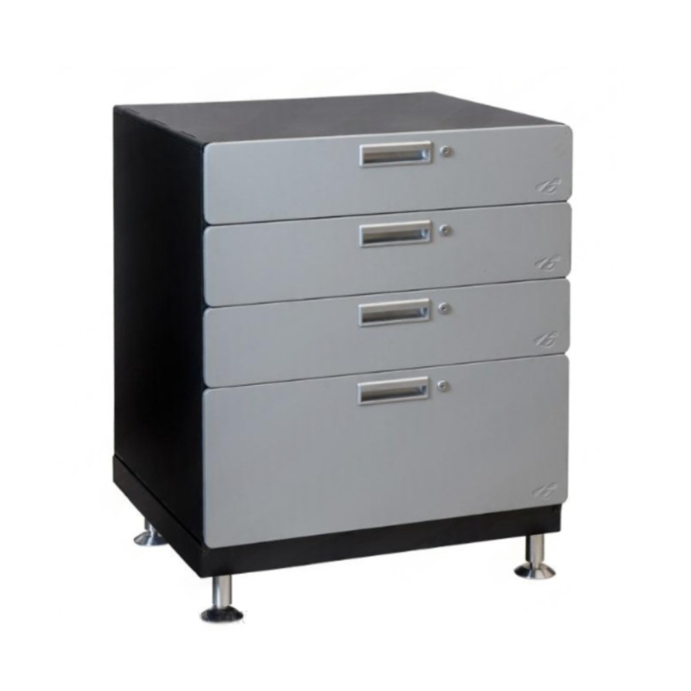ตู้เครื่องมือช่าง 4 ลิ้นชัก HERCKE Quadro M แบบตั้งพื้น สีเทา