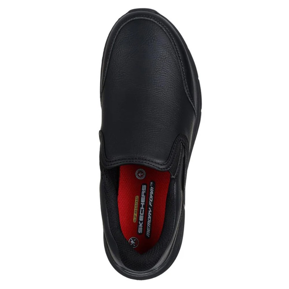 รองเท้าเซฟตี้ Skechers 108274 Corart Uzera (Work Womens) สีดำ พื้นกันลื่น Memory Foam ป้องกันอันตรายจากไฟฟ้า