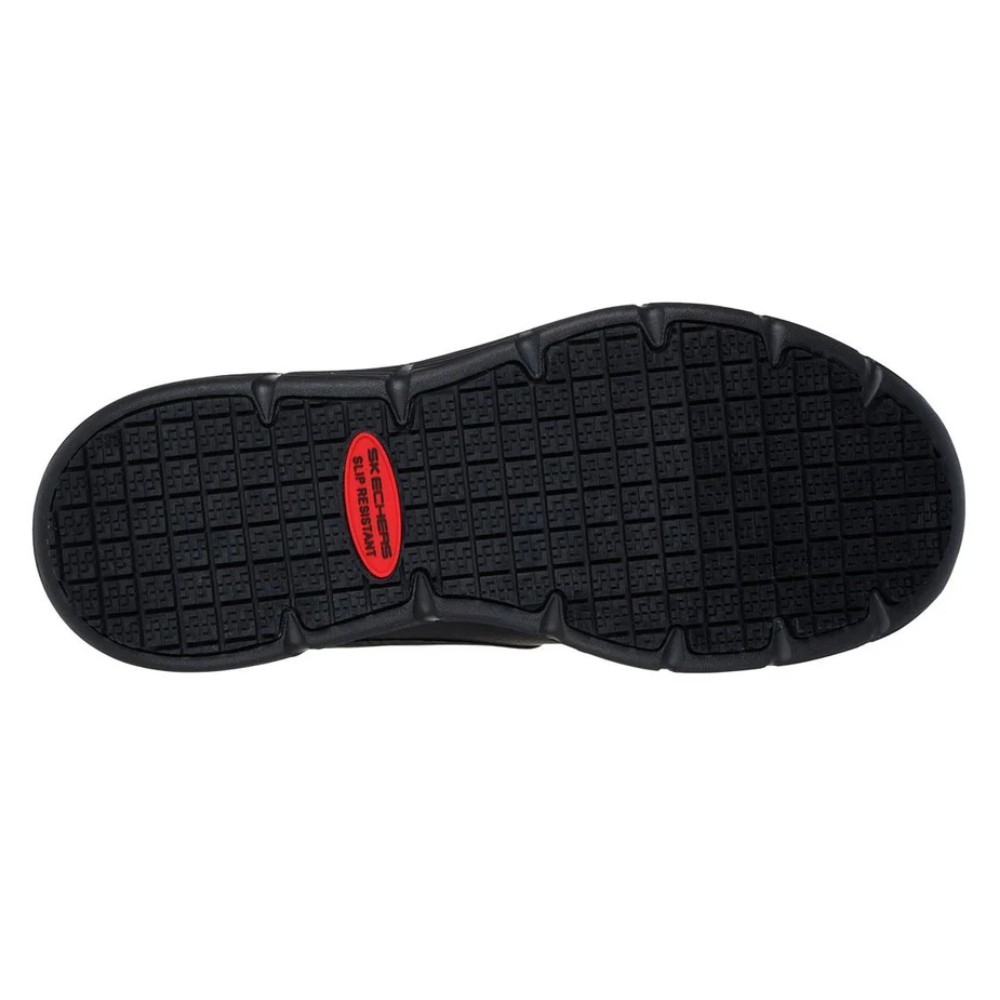 รองเท้าเซฟตี้ Skechers 108274 Corart Uzera (Work Womens) สีดำ พื้นกันลื่น Memory Foam ป้องกันอันตรายจากไฟฟ้า