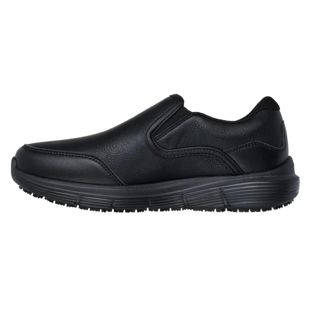 รองเท้าเซฟตี้ Skechers 108274 Corart Uzera (Work Womens) สีดำ พื้นกันลื่น Memory Foam ป้องกันอันตรายจากไฟฟ้า