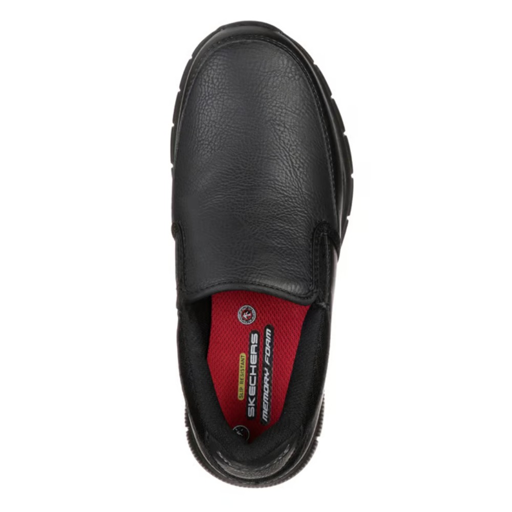 รองเท้าเซฟตี้ Skechers 77236 Nampa Annod SR (Work Womens) สีดำ พื้นกันลื่น Memory Foam ป้องกันอันตรายจากไฟฟ้า