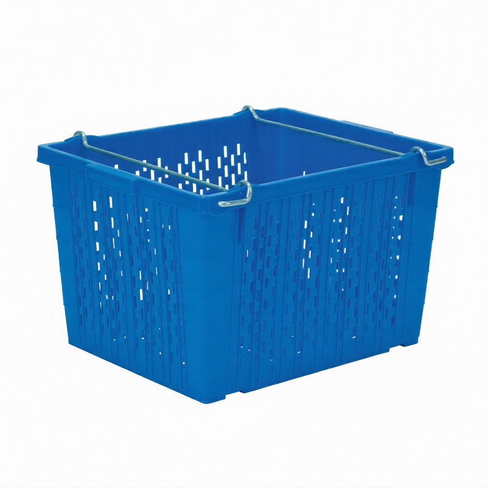 ลังหูเหล็กโปร่ง JBJ 2557 สีน้ำเงิน ขนาด 637 x 522 x 400 มม 