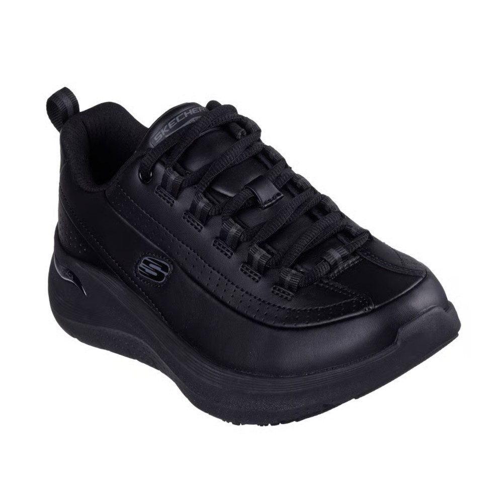 รองเท้าเซฟตี้ Skechers 108268 Arch Fit 2.0 Slip Resistant (Work Womens) สีดำ พื้นกันลื่น ระบายความร้อนด้วยอากาศ ป้องกันอันตรายจากไฟฟ้า
