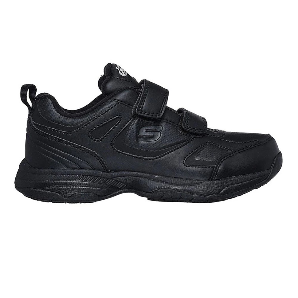 รองเท้าเซฟตี้ Skechers&nbsp;108149 Dighton Kistler SR (Work Womens) สีดำ พื้นกันลื่น Memory Foam ป้องกันอันตรายจากไฟฟ้า