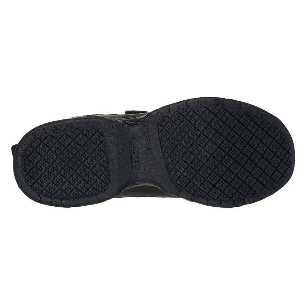 รองเท้าเซฟตี้ Skechers&nbsp;108149 Dighton Kistler SR (Work Womens) สีดำ พื้นกันลื่น Memory Foam ป้องกันอันตรายจากไฟฟ้า