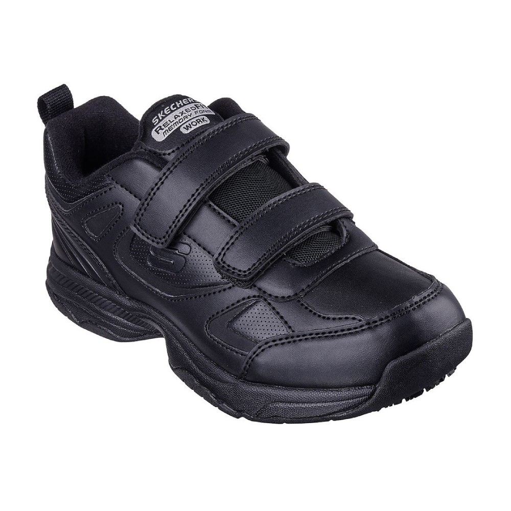 รองเท้าเซฟตี้ Skechers&nbsp;108149 Dighton Kistler SR (Work Womens) สีดำ พื้นกันลื่น Memory Foam ป้องกันอันตรายจากไฟฟ้า
