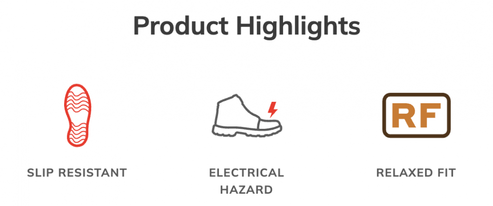 รองเท้าเซฟตี้ Skechers&nbsp;77235 Nampa Wyola (Work Womens) สีดำ พื้นกันลื่น Memory Foam ป้องกันอันตรายจากไฟฟ้า