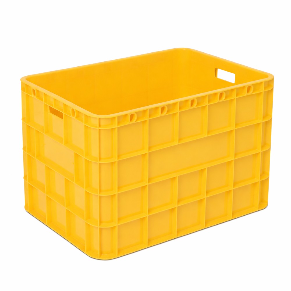 ลังทึบ JBJ B3 สีเหลือง ขนาด 615 x 420 x 405 มม 