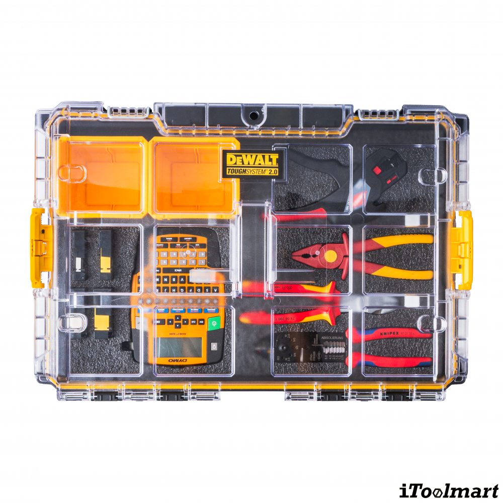 ชุดเครื่องมือช่างไฟฟ้า ITOOLMART COMBO&nbsp;Electrical Master Set  KNIPEX x BASIC INDUSTRIAL x DYMO พร้อมกล่อง DEWALT   8 ชิ้น 