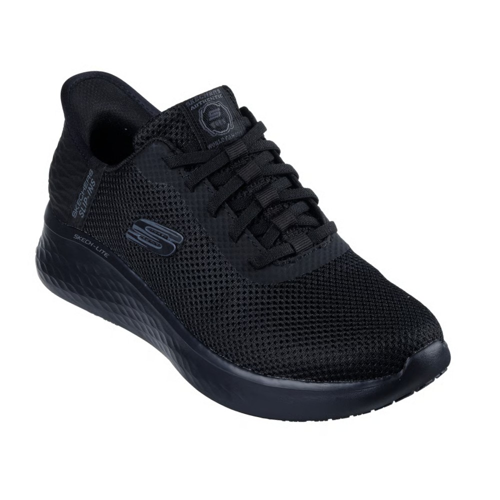 รองเท้าเซฟตี้ Skechers 108209 Skech-Lite Pro Slip Resistant Exdown (Work Womens) สีดำ พื้นกันลื่น ระบายอากาศได้ดี ป้องกันอันตรายจากไฟฟ้า