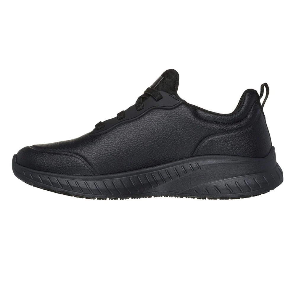 รองเท้าเซฟตี้ Skechers 108181 Work Squad Chaos RF Rodey (Work Womens) สีดำ พื้นกันลื่น ระบายอากาศได้ดี ป้องกันอันตรายจากไฟฟ้า