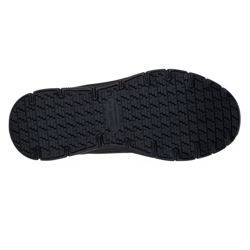 รองเท้าเซฟตี้ Skechers 108218 Nampa Cottonbud (Work Womens) สีดำ พื้นกันลื่น Memory Foam ป้องกันอันตรายจากไฟฟ้า