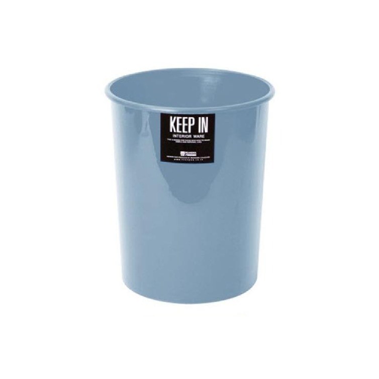 ถังขยะไม่มีฝาปิด KEEP IN H050300003 ทรงกลม สีฟ้า ความจุ 5 ลิตร