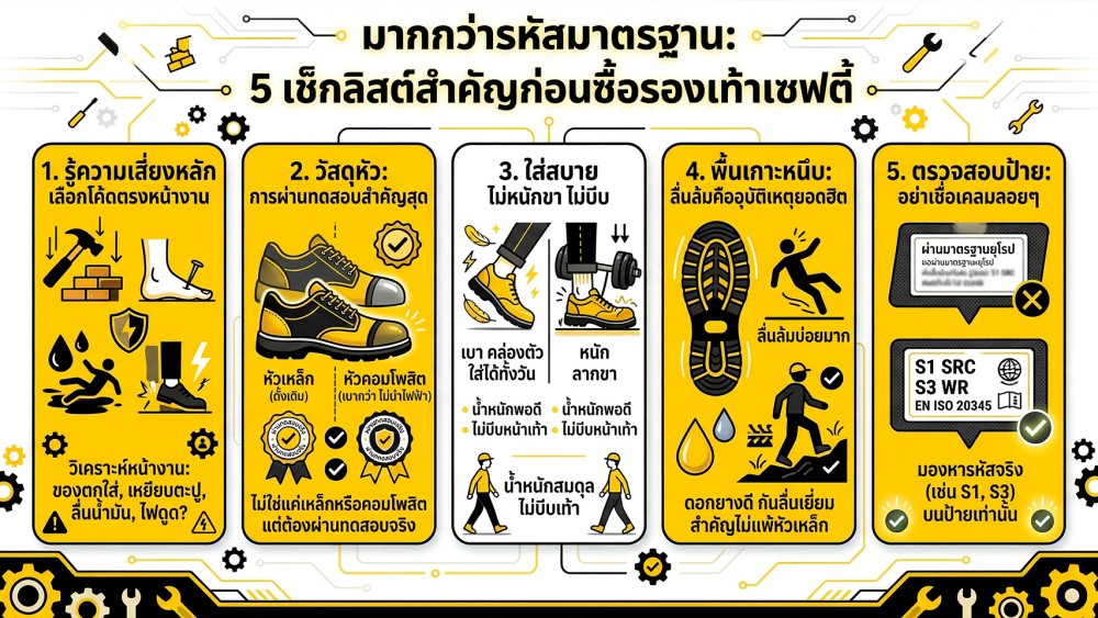 มาตรฐาน รองเท้าเซฟตี้ EN ASTM คืออะไร สำคัญแค่ไหน มาตรฐาน รองเท้าเซฟตี้ EN ASTM คืออะไร สำคัญแค่ไหน