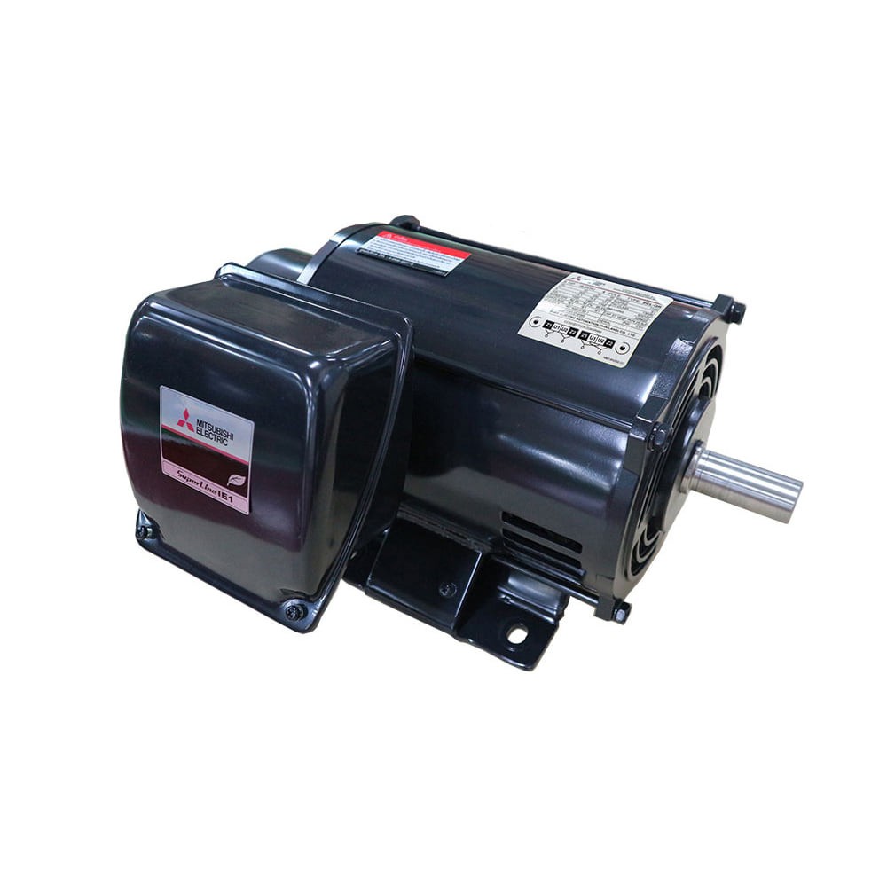 มอเตอร์ไฟฟ้า MITSUBISHI SCL QR กำลัง 5 HP  3 7 kW  1Ph 4P 220V IP22