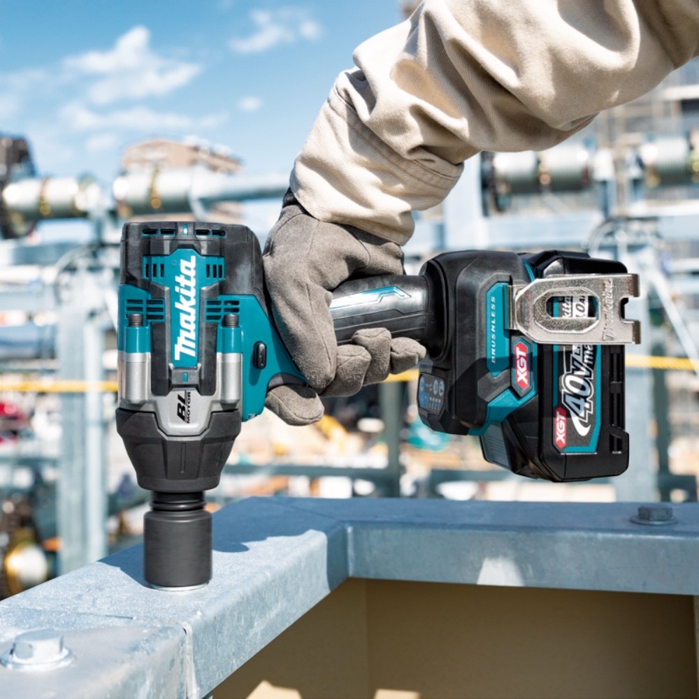 ชุดบล็อกไร้สาย MAKITA TW007GM204 Cordless Impact Wrench 40Vmax ขนาด 1 2 นิ้ว 760 Nm 